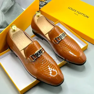 Exclusive Louis Vuitton Brown Color Luxury Shoe