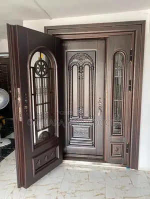 7ft By 4ft Zinc Copper Door In Door With Glass