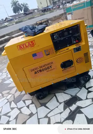Atlas Soundproof Diseal Generator 12.5kva Full Cooper Wire