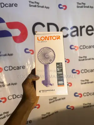 Pay Small Small Lontor Rechargeable Fan On Cdcare.App