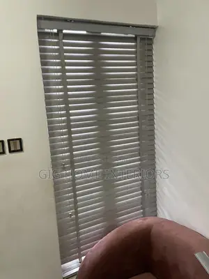 Silver Wooden Blinds
