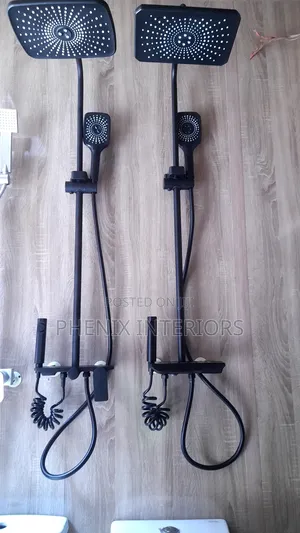 Black Luxury Mixer Shower With Bum Bum Wash