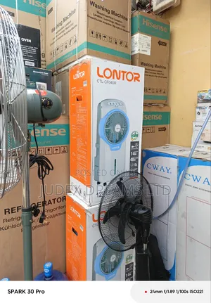 12" Rechargeable Water -Cooling Fan