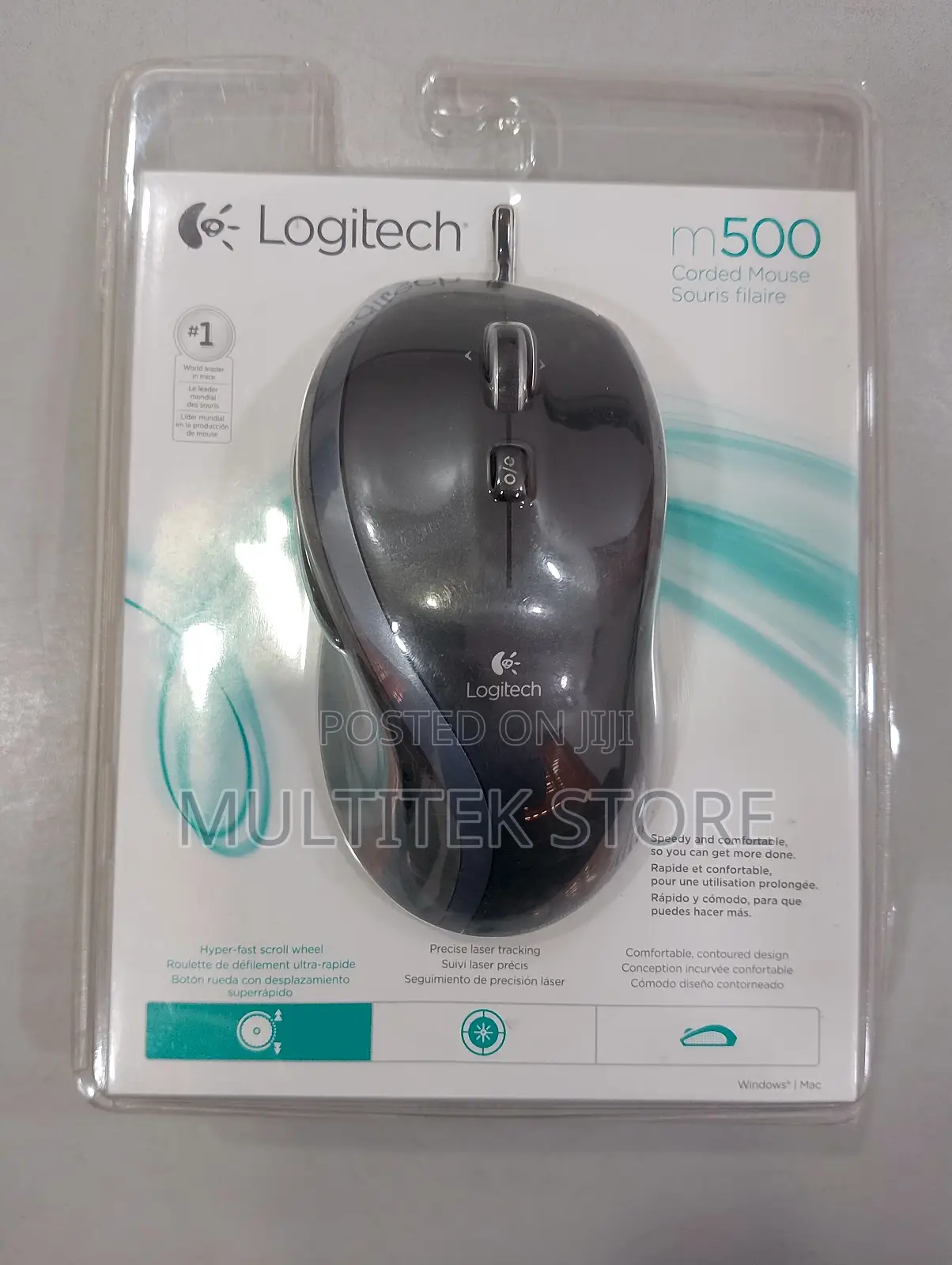 Logitech M500 Corded Mouse – Wired Usb Mouse,