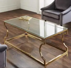 Center Table Gold Steel