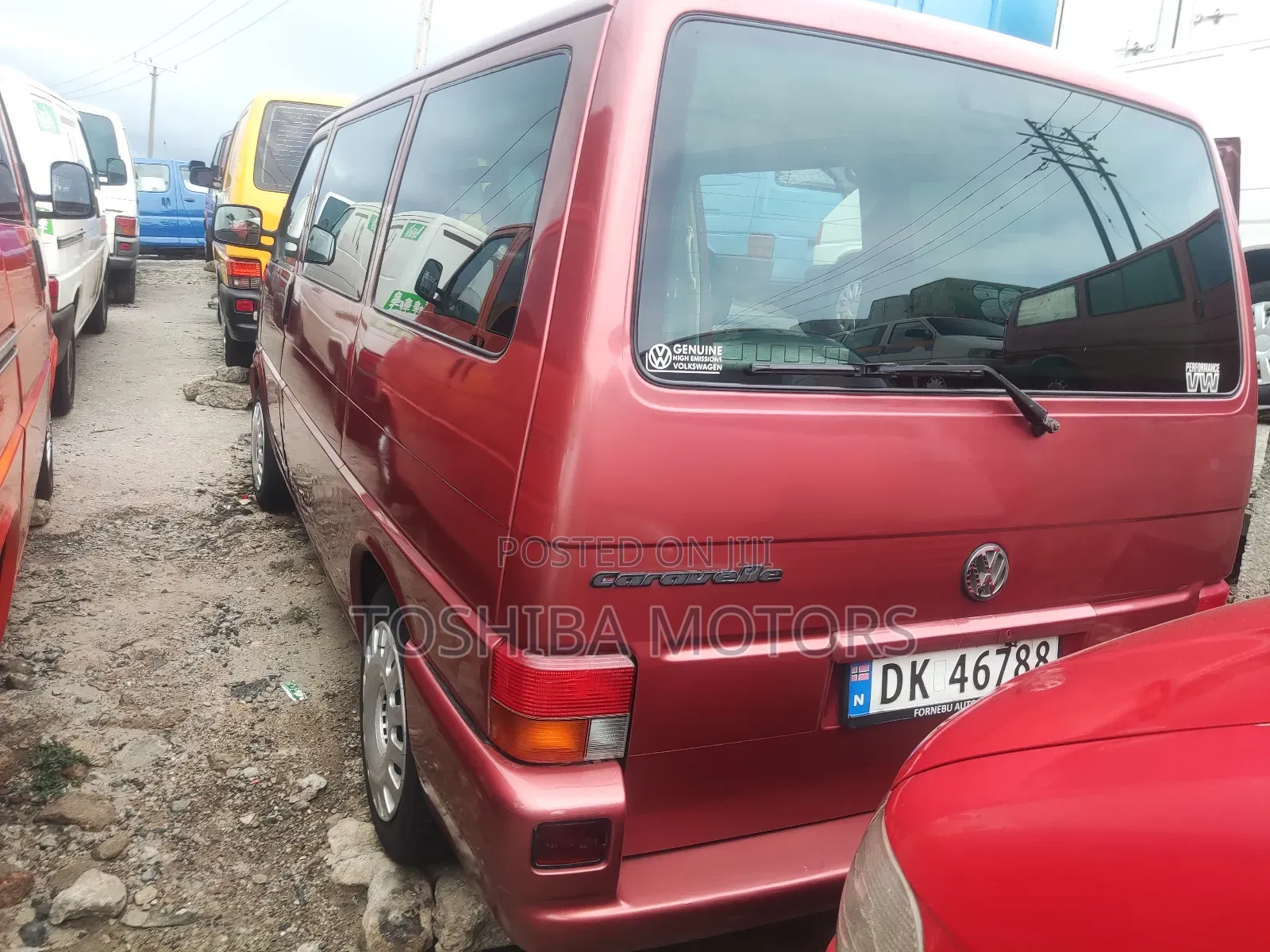 Volkswagen Transporter 2004 Red