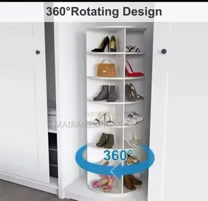 360° Spinning 7 Tier Shoes/Bag Rack
