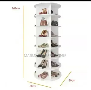 360° Spinning 7 Tier Shoes/Bag Rack