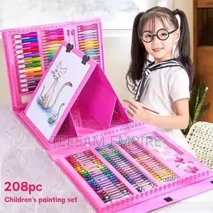 208 Pcs Kids Super Mega Art Coloring Set