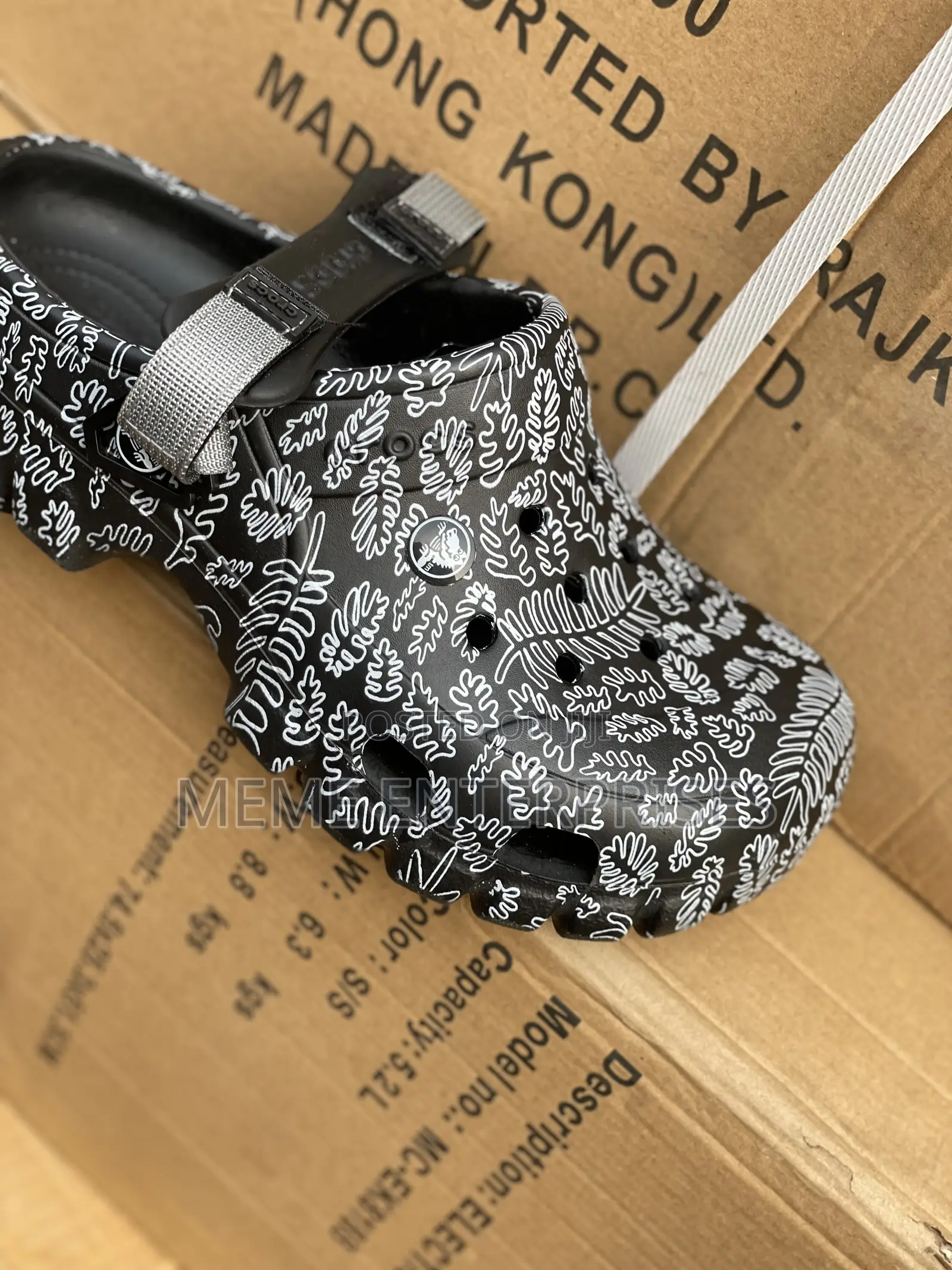 Crocs (White Black Mixed) 