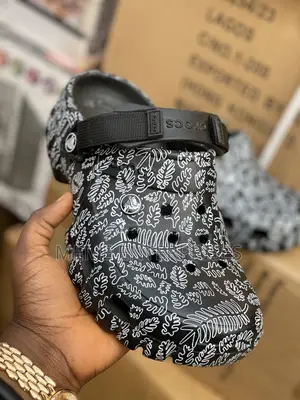 Crocs (White Black Mixed) 