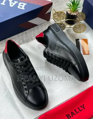 Exclusive Bally Luxury Black Shoe