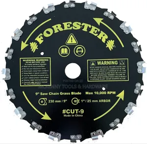 Forester Chainsaw Tooth 9" Brush Blade