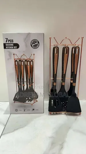 7pcs Silicone Kitchen Spoon Set