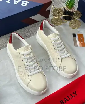 Original Bally Casual Leather Sneakers