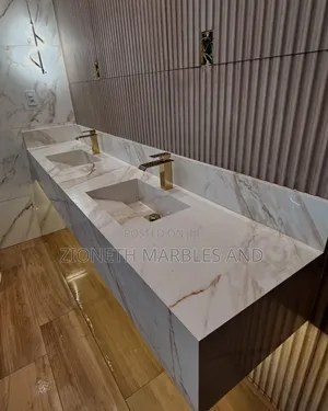 Quartz Marble Floating Bathroom Vanity Tops