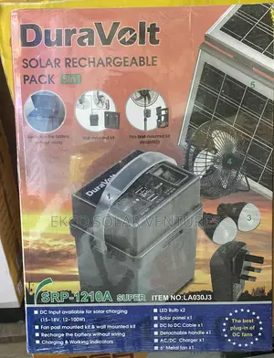Solar Rech. Pack SRP-1210a, Lithium Battery, 5in1