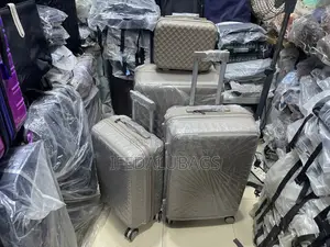 Set of Brown Unbreakable Travel Luggage