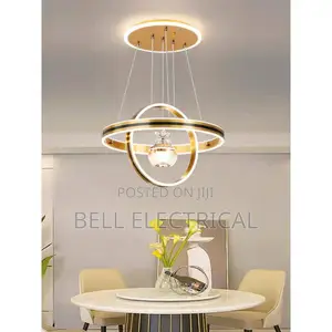 Gold Led Acrylic Chandelier