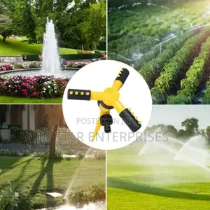 Eliminate Water Waste: Adjustable 3-Nozzle Sprinkler