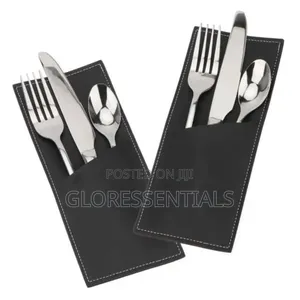 Leather Cutlery Pouch