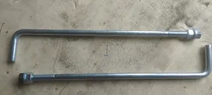 M20 X 600mm Foundation Bolt Nut and Washer Galvanised