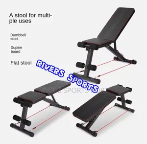 Foldable Multifunctional Adjustable Dumbbell Weight Bench