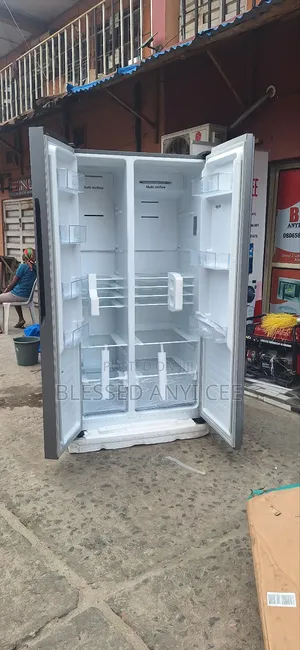 New Hisense 436l Side by Side Fridge (55wi) Super Cooling