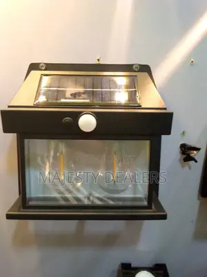Solar Street Light or Fancy Fence Led Double Bulbs Security