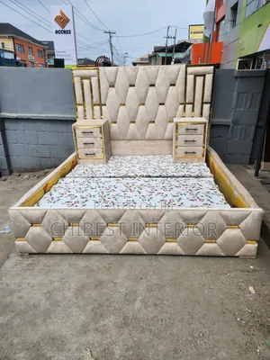 Versace-Like 6by6 Brand New Bed Frame.