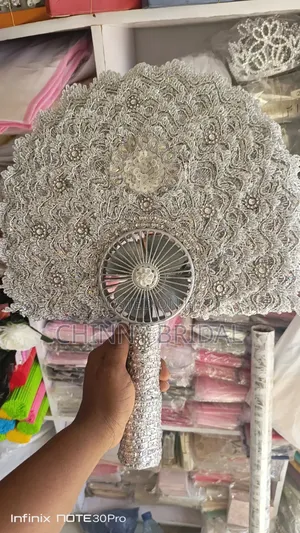 Hand Fan With Rechargeable Fan