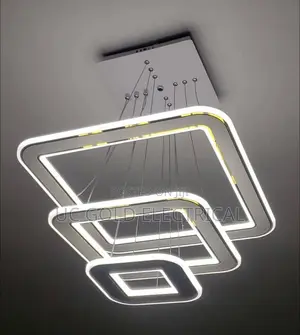 New Line Led Chandelier Modern Hotel Hall