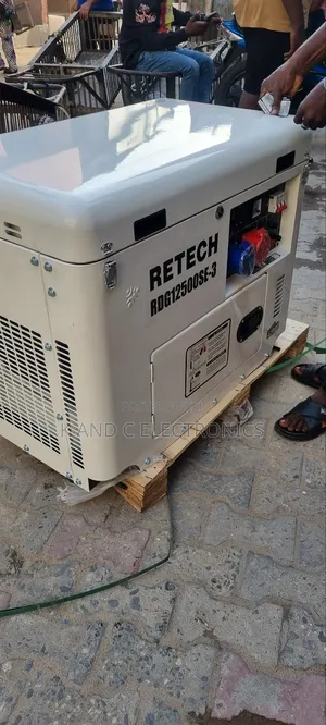 Retech 12kva 3 Face Diesel Soundproof Generator