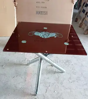 A Glass Topping Center Table