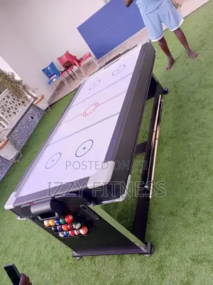 3 In 1 Snooker, Air Hockey And Table Tennis