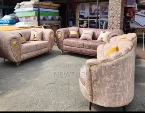 Seven Seater’S Fabric Chairs.