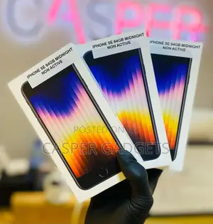 New Apple iPhone SE 64 GB Black