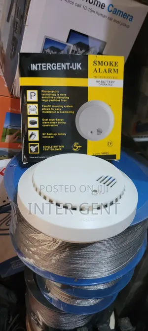 Intergent-uk Battery Smoke Detector 9v