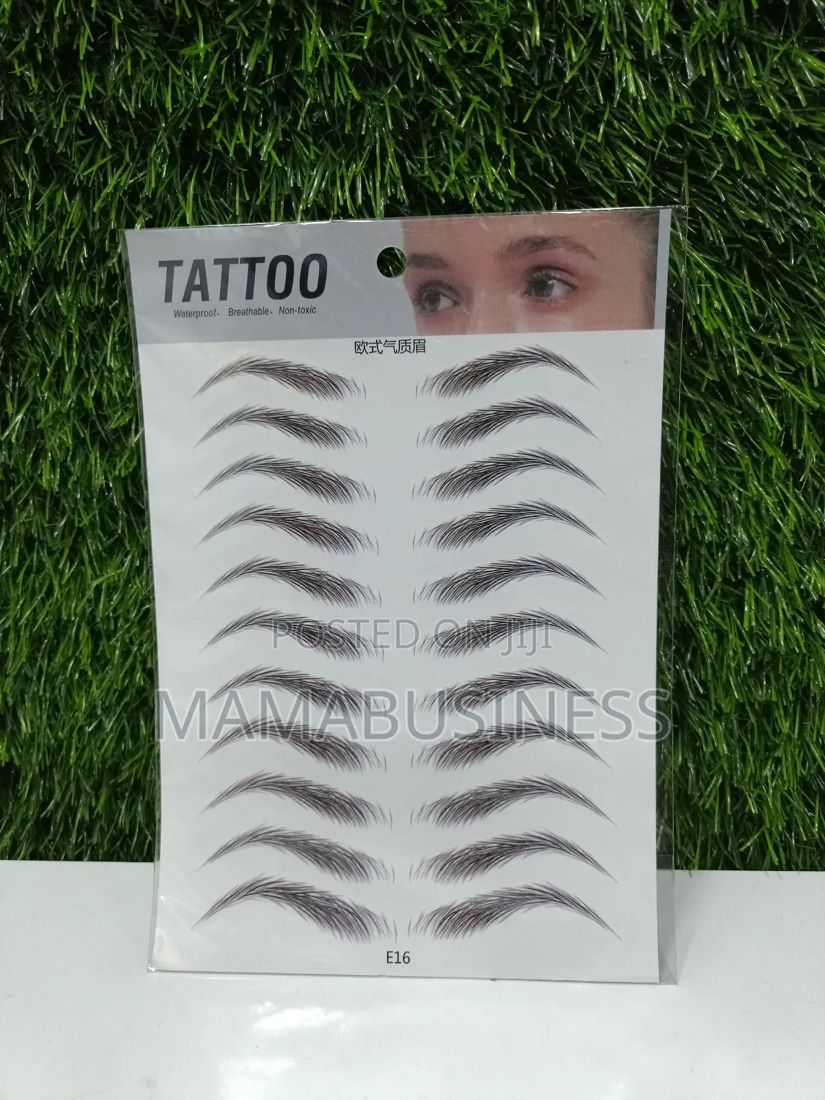 Water Proof Tattoo Eyebrow Sticker - E15