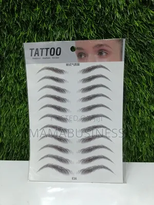 Water Proof Tattoo Eyebrow Sticker - E15