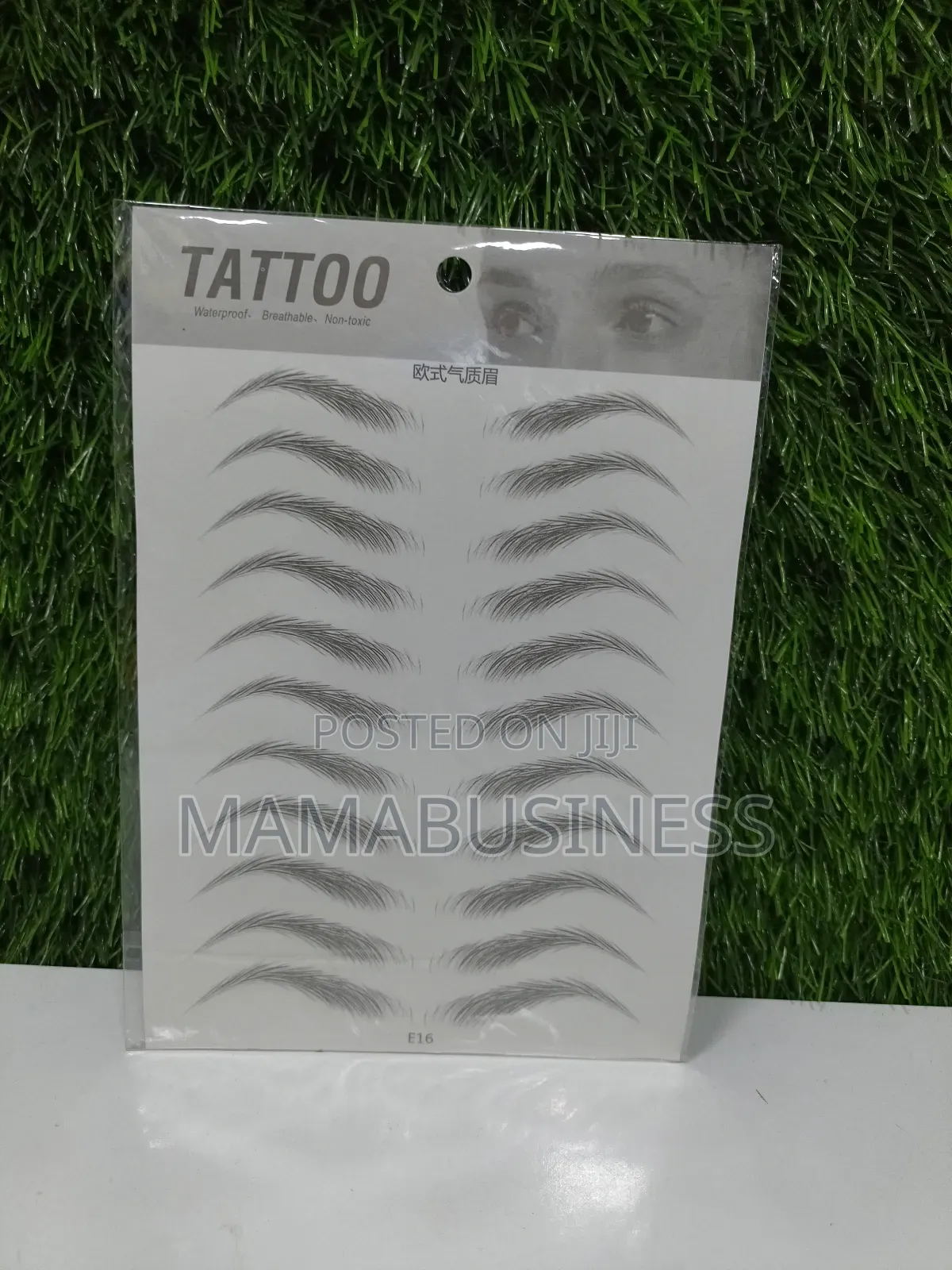 Water Proof Tattoo Eyebrow Sticker - E15