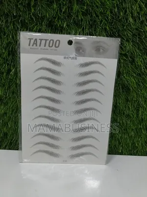 Water Proof Tattoo Eyebrow Sticker - E15