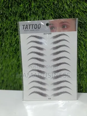 Water Proof Tattoo Eyebrow Sticker - E15