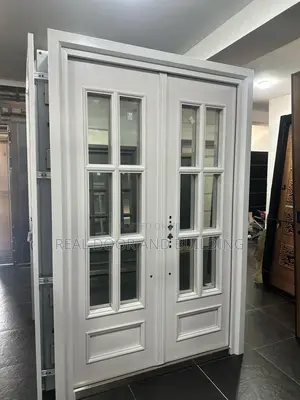 White Original French 5ft by 7ft Glass Door