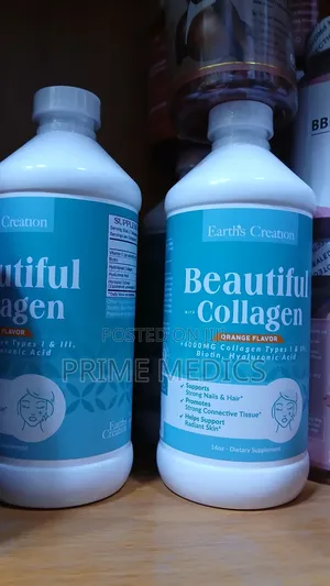 Earth Creation Beautiful Collagen Orange Flavour