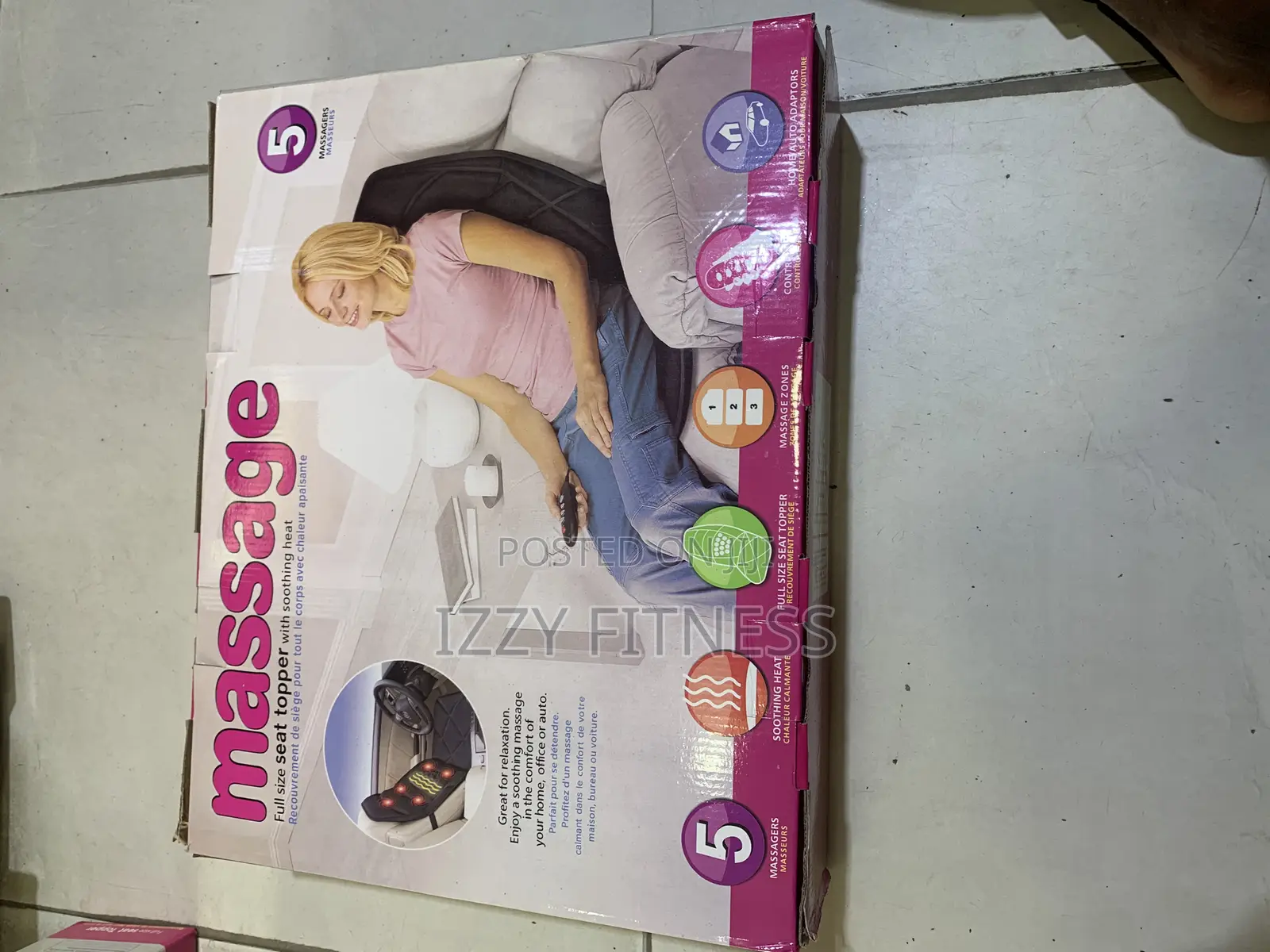 Portable Car And Office Chair Massager