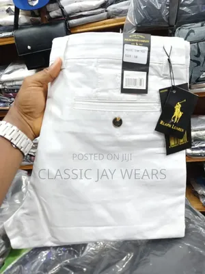 Quality Correct Polo Ralph Lauren White Chinos