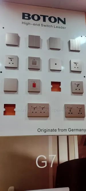 Boton Switches and Sockets Gold Series
