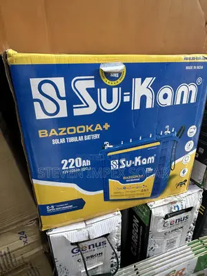 Su Kam Tubular Solar Batterie 220ah 12v