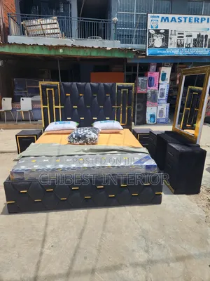 Luxury 6by6 Upholstery Bed Stand.